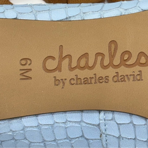 CHARLES BY CHARLES DAVID
Addie Pump - Baby Blue Croc Print Leather - Picture 7 of 9
